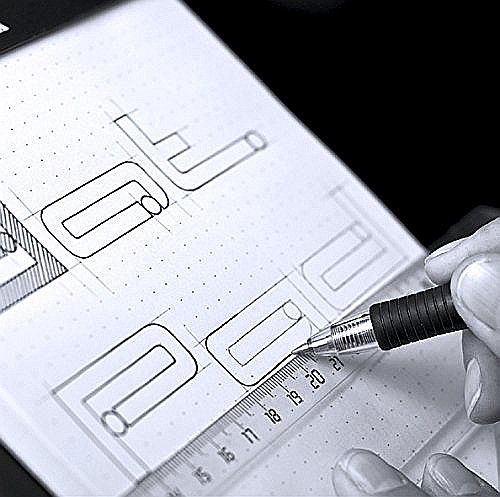 RH BLOC NOTES A4 80F N18 DOT PAD BLACK RHODIA 18559C [5]