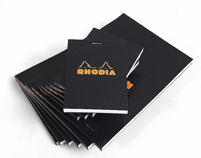 RH BLOC NOTES A7 SPIRA 80F AR BLACK RHODIA 115009C [4]