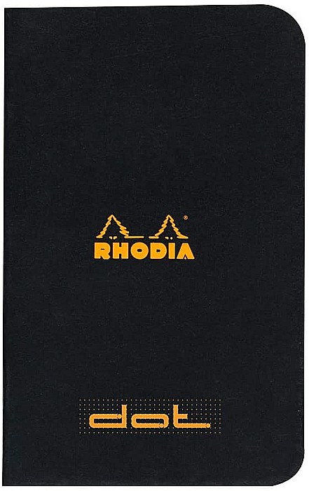 RH NOTES A7 24F DOTS BLACK RHODIA 119155C [1]