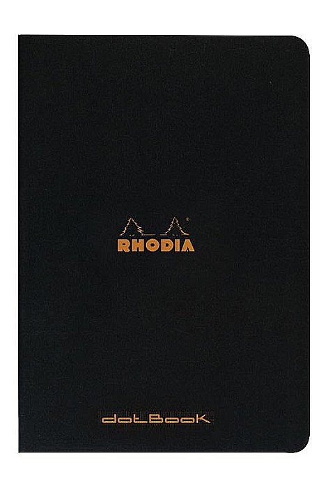 RH BLOC NOTES A4 48F DOT PAD BLACK RHODIA 119166C [1]