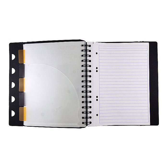 RH EXABOOK CAIET REINCARCABIL A5 80F SPIRA DR PP BLACK RHODIA 132576C [2]