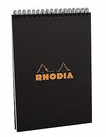 RH BLOC NOTES A5 SPIRA 80F AR BLACK RHODIA 165009C [1]