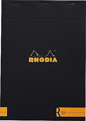 RH BLOC NOTES A4 80F N18 DR BLACK RHODIA 182012C [1]