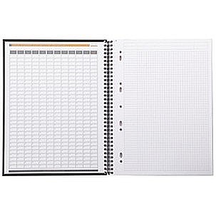 RH REGISTRU CARTONAT A4 80F AR SPIRA BLACK RHODIA 191301C [2]
