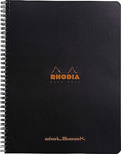 RH CAIET SPIRA A4 80F DOT PAD BLACK RHODIA 193039C [1]