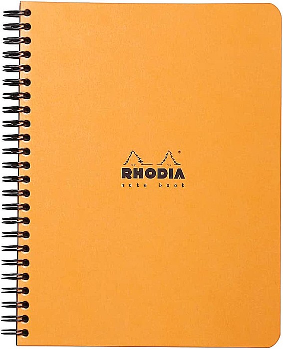RH BLOC NOTES A5+ SPIRA 80F DOTS ORANGE RHODIA 193448C [1]
