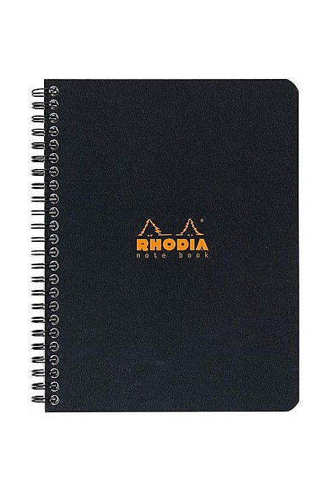RH CAIET A5 80F DR SPIRA BLACK COVER RHODIA 193469C [1]