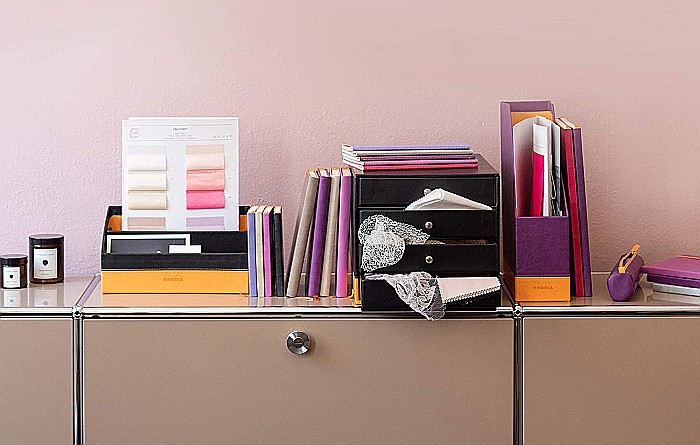 RH SUPORT DOCUMENTE BIROU 4 SERTARE TURQUOISE RHODIA 318867C [4]