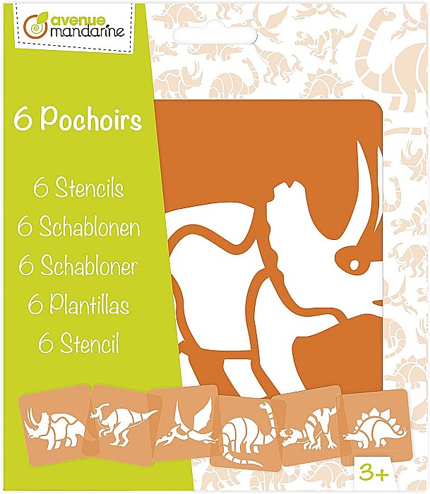CF SABLON DINOZAURI 6/SET AVENUE MANDARINE 42449MD [1]
