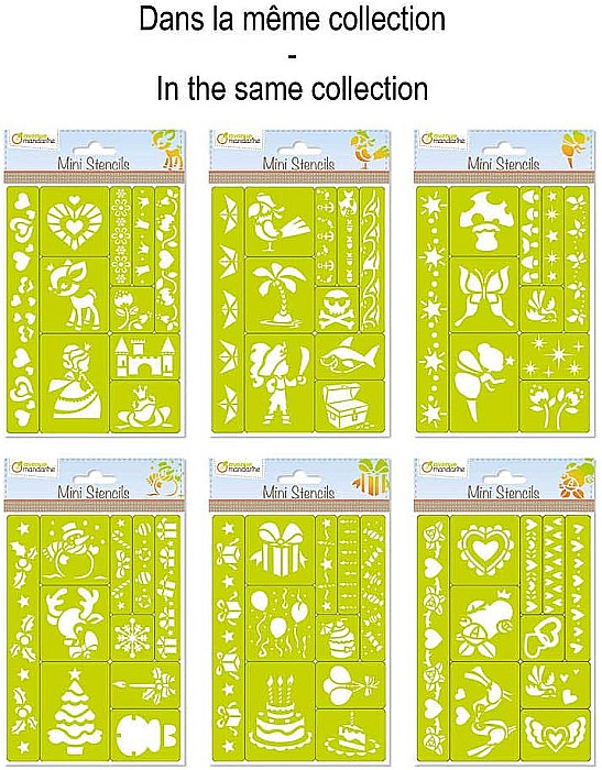 CF MINI SABLON DECOR PRINCESSES 10/SET AVENUE MANDARINE 42830O [3]