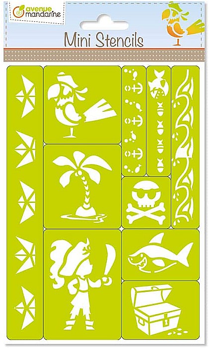 CF MINI SABLON DECOR PIRATI 10/SET AVENUE MANDARINE 42831O [1]