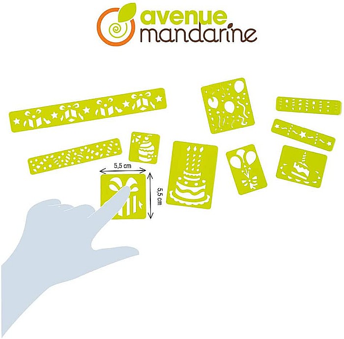 CF MINI SABLON DECOR PIRATI 10/SET AVENUE MANDARINE 42831O [2]