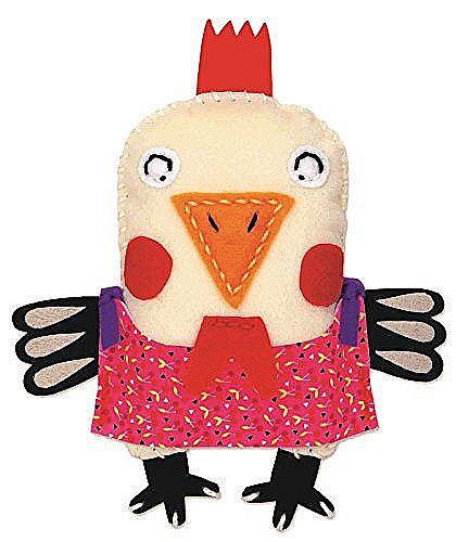 CF KIT CREATIV BRODERIE GAINA HEN LITTLE COUZ'IN AVENUE MANDARINE 52652O [2]
