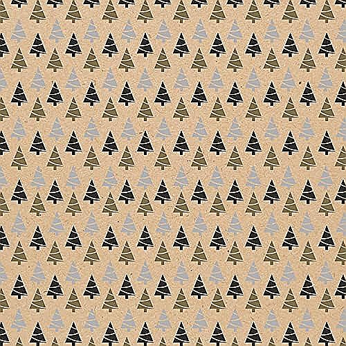 CF HARTIE AMBALAJ 0.70*2M BROWN KRAFT 60GR MOTIV CRACIUN 223799C [3]