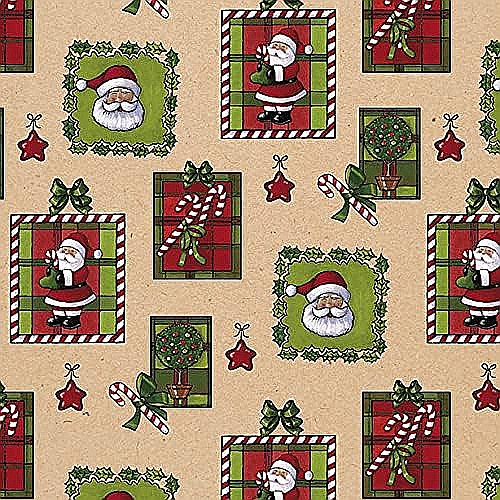 CF HARTIE AMBALAJ 0.70*2M BROWN KRAFT 60GR MOTIV CRACIUN 223799C [5]