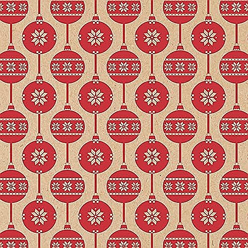 CF HARTIE AMBALAJ 0.70*2M BROWN KRAFT 60GR MOTIV CRACIUN 223799C [8]