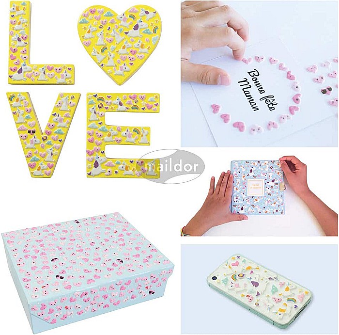 CF STICKER 3D COOKY 7.5*12CM MAILDOR INIMI MULTICOLORE 560380C [4]