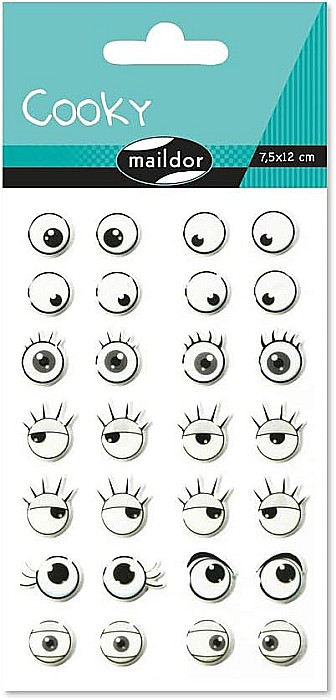 CF STICKER 3D COOKY 7.5*12CM MAILDOR OCHI 560539O [1]