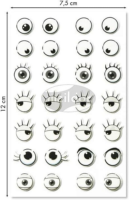 CF STICKER 3D COOKY 7.5*12CM MAILDOR OCHI 560539O [2]