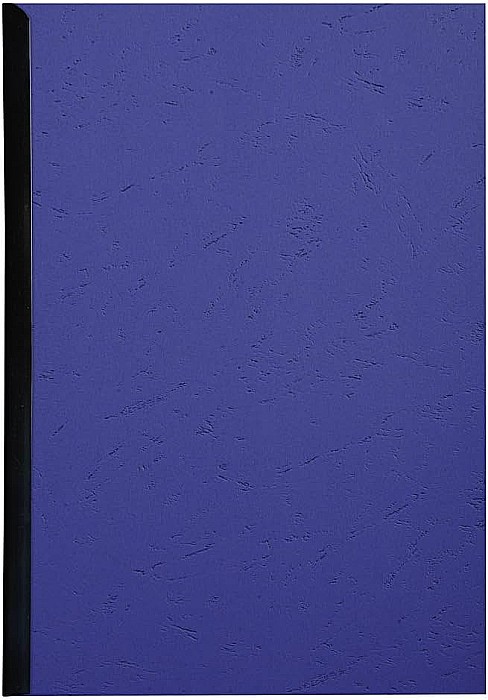 EX COPERTA CARTON IMITATIE PIELE A4 ALBASTRU 25/SET 27802E/27809E [3]