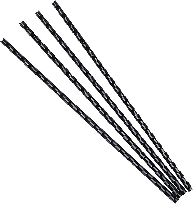 EX INEL PLASTIC 6MM 2-20 COLI 25/SET NEGRU 76101E [3]