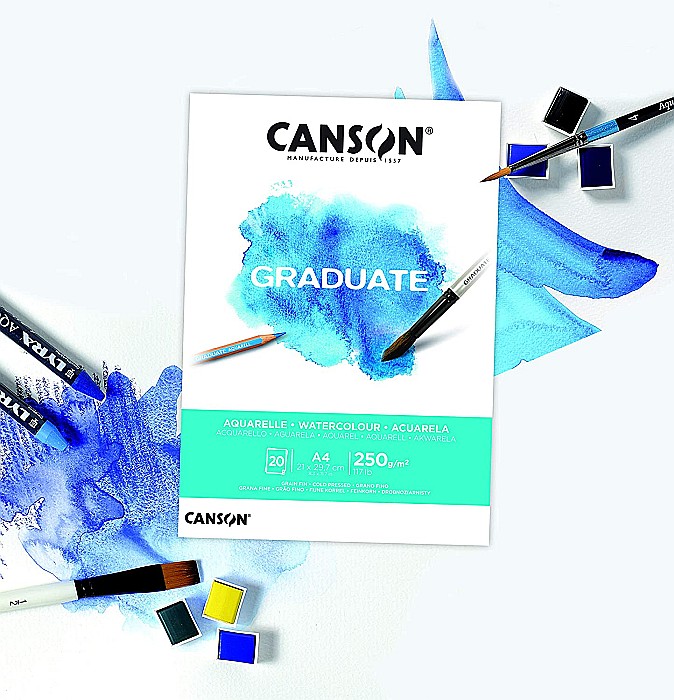 PR BLOC CANSON ACUARELA GRADUATE A4 20F/250GR 400110374 [3]