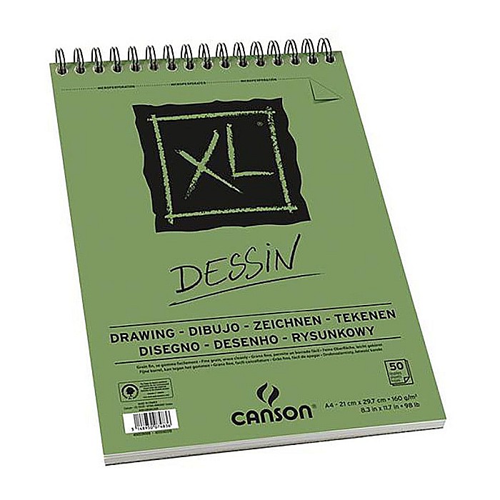 PR BLOC DESEN CANSON DESSIN XL SPIRA A4 50F 160/GR M2 400039088 [1]