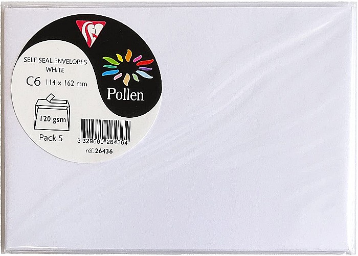 PLIC CLAIREFONTAINE C6 5/SET ALB 26436C [2]