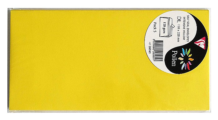 PLIC CLAIREFONTAINE DL 5/SET GALBEN INTENS 26565C [1]