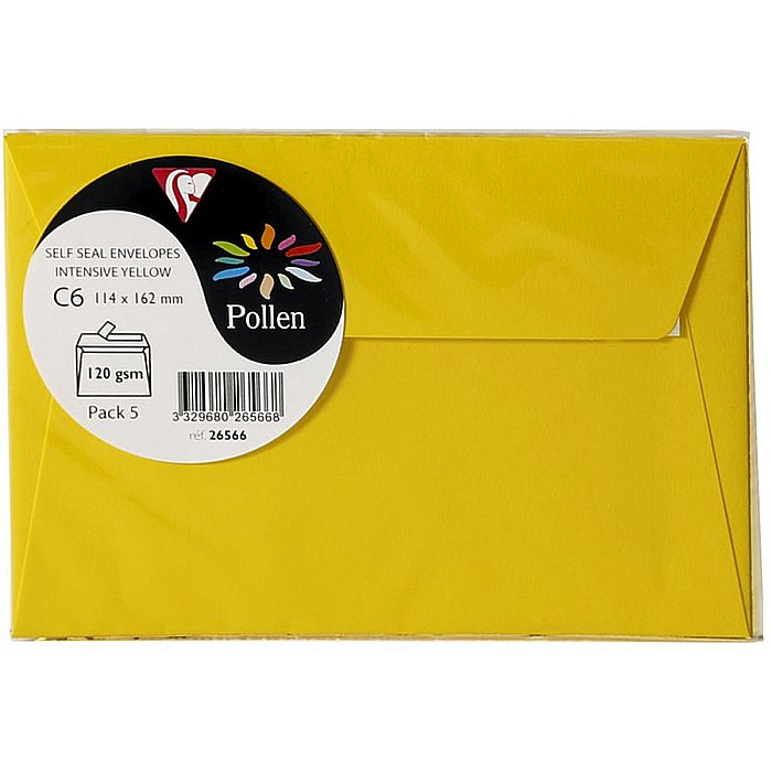 PLIC CLAIREFONTAINE C6 5/SET GALBEN INTENS 26566C [2]