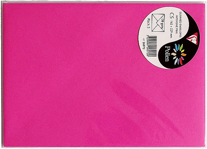 PLIC CLAIREFONTAINE C5 5/SET ROZ INTENS 26572C [2]