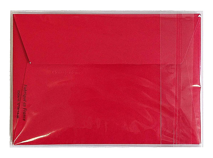 PLIC CLAIREFONTAINE C6 5/SET ROSU INTENS 26586C [2]