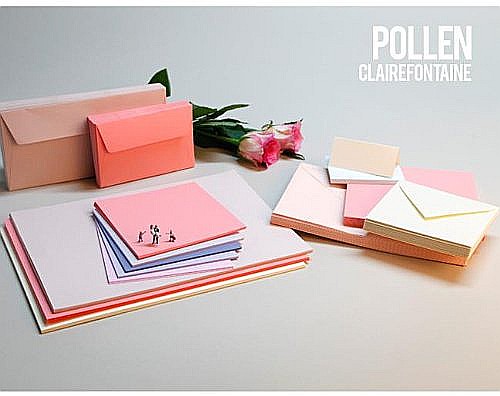 PLIC CLAIREFONTAINE C6 PERLAT 20/SET CREM 50046C [4]