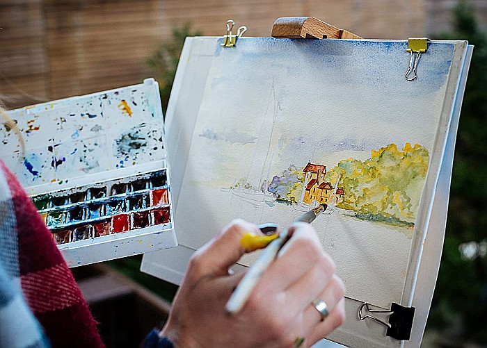 CF BLOC AQUARELLE ETIVAL A4 10F 200GR/m2 CLAIREFONTAINE 96302C [3]