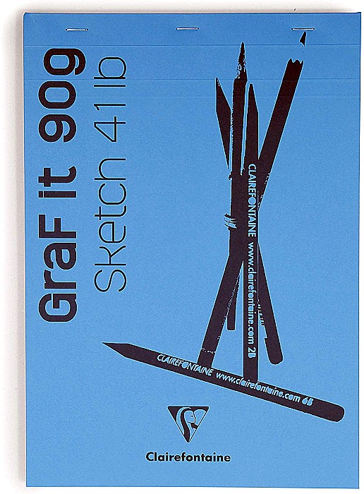 CF BLOC DESEN A4 GRAFIT 80F 90GR CLAIREFONTAINE 96623C [3]