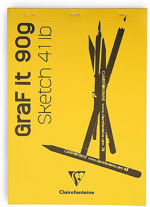 CF BLOC DESEN A4 GRAFIT 80F 90GR CLAIREFONTAINE 96623C [4]