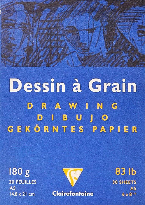 CF BLOC DESEN A5 30F 180GR/m2 CLAIREFONTAINE DESSIN A GRAIN 96626C [3]