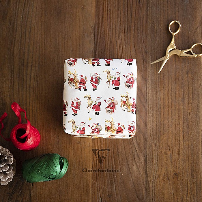 CF HARTIE IMPACHETAT ROLA 0.7*50M SANTA 60GR/M2 CLAIREFONTAINE 211924C [3]