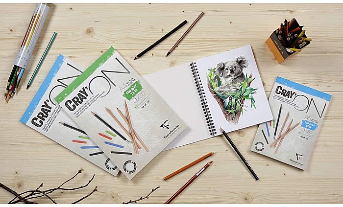 CF BLOC DESEN A4 CRAY'ON 30F 160GR CLAIREFONTAINE 975027C [2]