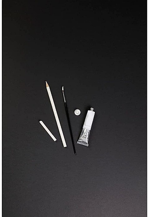 CF BLOC DESEN A4 CARBON 20F 120GR/m2 HARTIE NEAGRA SPIRA Carb'ON CLAIREFONTAINE 975043C [4]