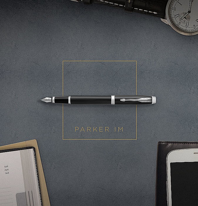 PARKER STILOU IM ROYAL PREMIUM BLACK GT PENITA F 160154/1931646 [6]