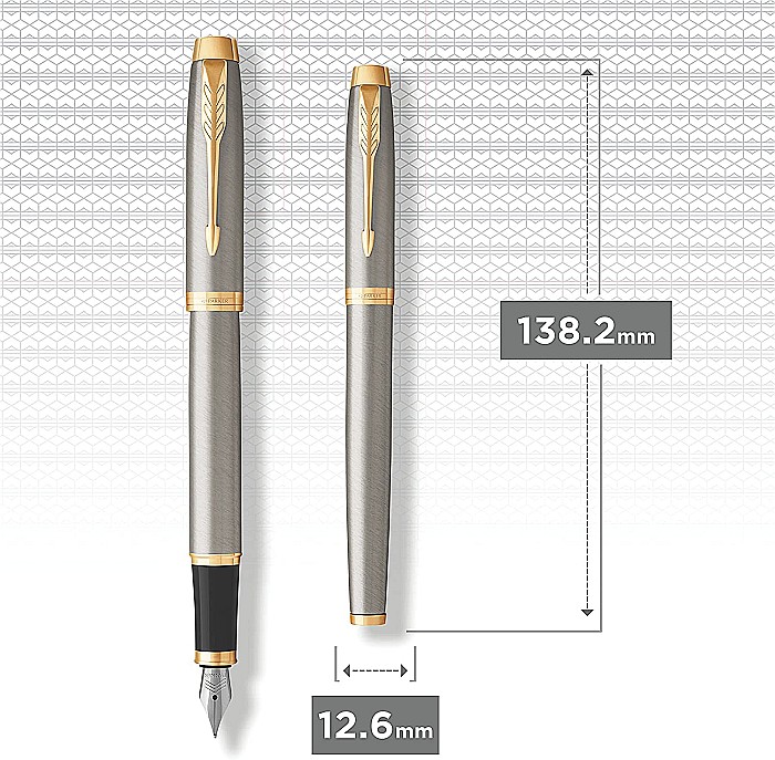 PARKER STILOU IM ROYAL BRUSHED METAL GT F 160164/ 1931649 [3]