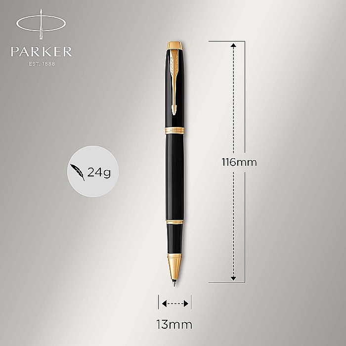 PARKER ROLLER IM ROYAL BLACK LACQUER GT 160231 [3]