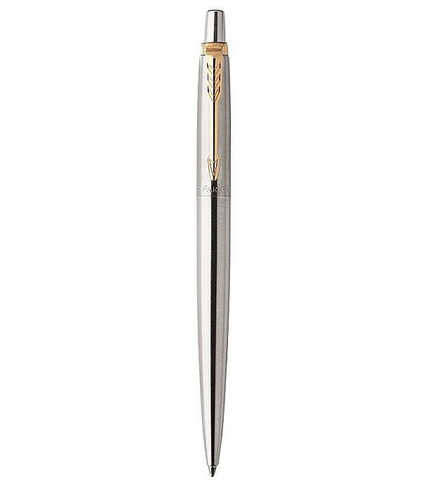 PARKER PIX JOTTER ROYAL STAINLESS STEEL CHROME TRIM GT 160019 [1]