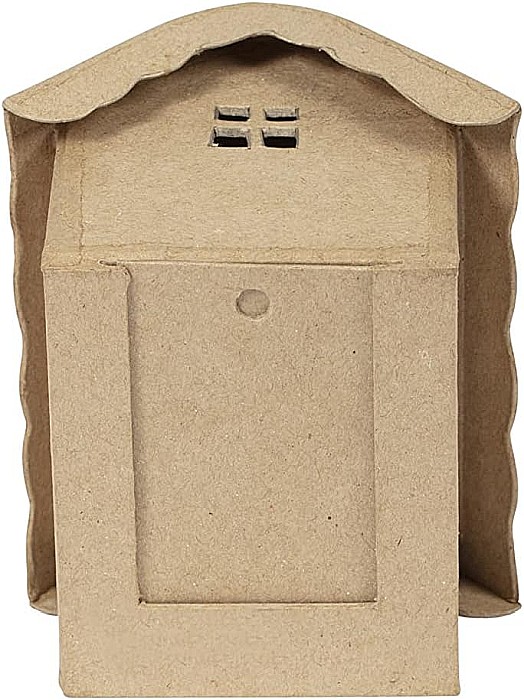 CF BOTTOM HOUSE PAPIER MACHE 12*10.5*11CM SA230C [3]