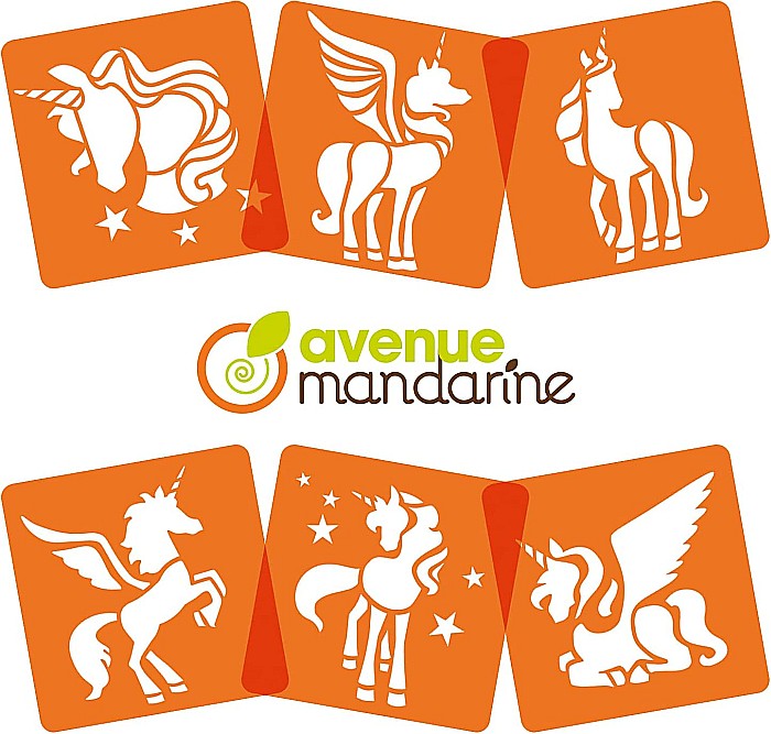 CF SABLON UNICORNI 6/SET AVENUE MANDARINE PO006C [2]