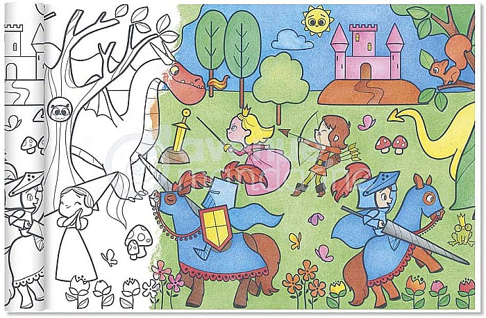 CF ROLA HARTIE DE COLORAT 0.35*5M 90GR PRINTESE SI CAVALERI AVENUE MANDARINE GY080C [2]