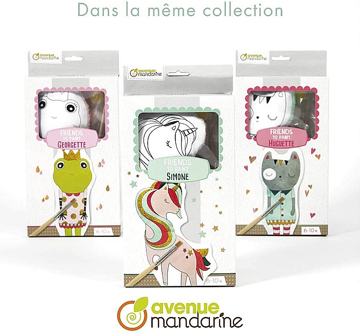 CF KIT CREATIV PICTURA PISICA HUGUETTE 24CM AVENUE MANDARINE PP033C [5]