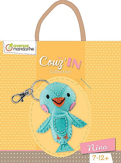 CF KIT CREATIV CUSUT PAPUSA BRELOC NINA THE BIRD MINI COUZ'IN KC048C [2]