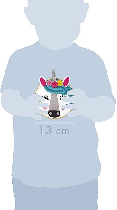 CF KIT CREATIV BRODERIE PIX'GALLERY TAMBURINA UNICORN KC120C [4]